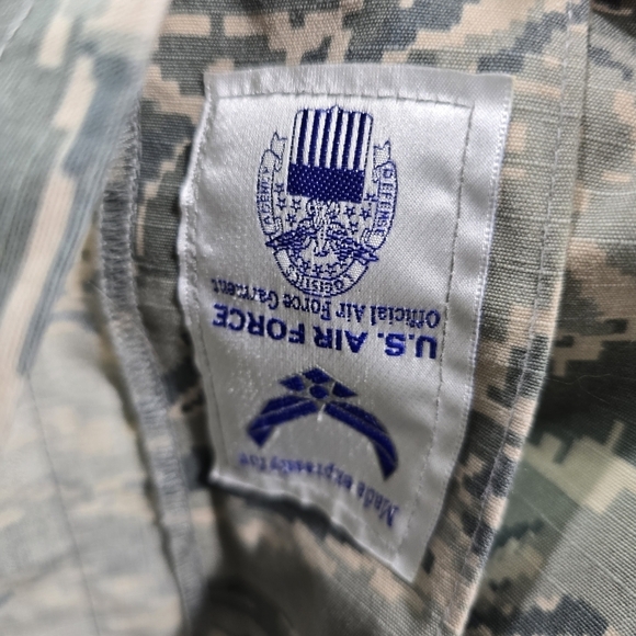 Military Jacket 36L Small Medium Digital Camo Desert Top Shirt Air Force Assault - Picture 4 of 13